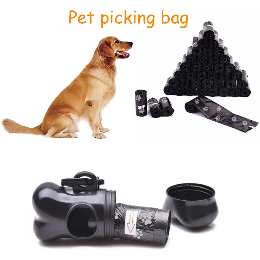 Dog Waste Bags 20 Refill Rolls + 1 Free Dispenser Leash Clip